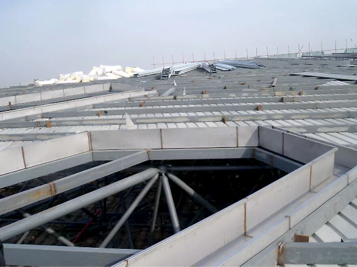 长治安吉县体育馆网架